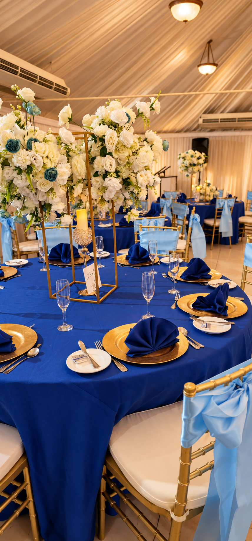 Blue, Gold & Candlelight